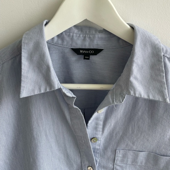 RW & CO blue tunic shirt - Picture 8 of 8